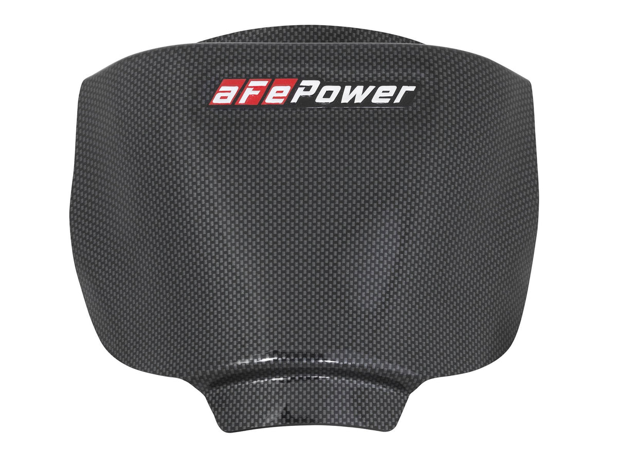 Magnum Force Cold Air Intake Rain Shield Carbon Fiber Design Fits Intakes Pn: 51-12802, 54-12802, 54-12852D and 54-12852R aFe Power-2