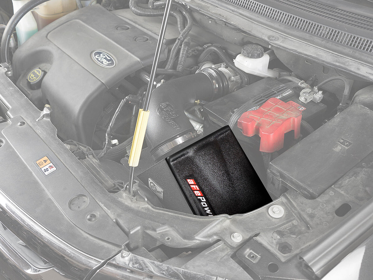 Rapid Induction Intake Cover Black Fits Intakes Pn: 51-12842, 54-12842, 54-13025D and 54-13025R aFe Power-3