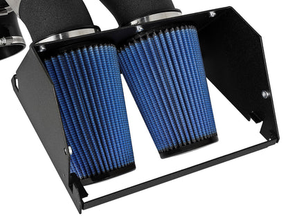 Rapid Induction Cold Air Intake System w/ Pro 5R Filter Ford F-150/Raptor 17-20 V6-3.5L (tt)/Expedition 18-21 V6-3.5L (tt) 78 Percent Air Flow Gain aFe Power-4