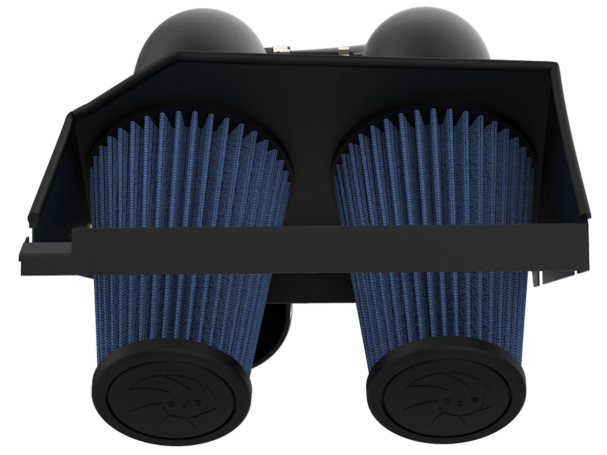 Rapid Induction Cold Air Intake System w/ Pro 5R Filter Ford F-150/Raptor 17-20 V6-3.5L (tt)/Expedition 18-21 V6-3.5L (tt) 92 Percent Air Flow Gain aFe Power-4