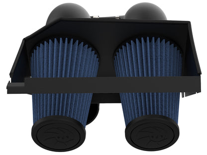 Rapid Induction Cold Air Intake System w/ Pro 5R Filter Ford F-150/Raptor 17-20 V6-3.5L (tt)/Expedition 18-21 V6-3.5L (tt) 92 Percent Air Flow Gain aFe Power-4