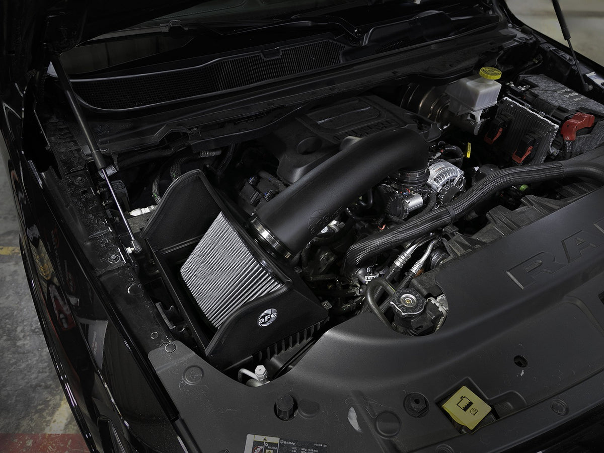 Rapid Induction Cold Air Intake System w/ Pro Dry S Filter Ram 1500 (Dt) 19-26 V8-5.7L Hemi aFe Power-8