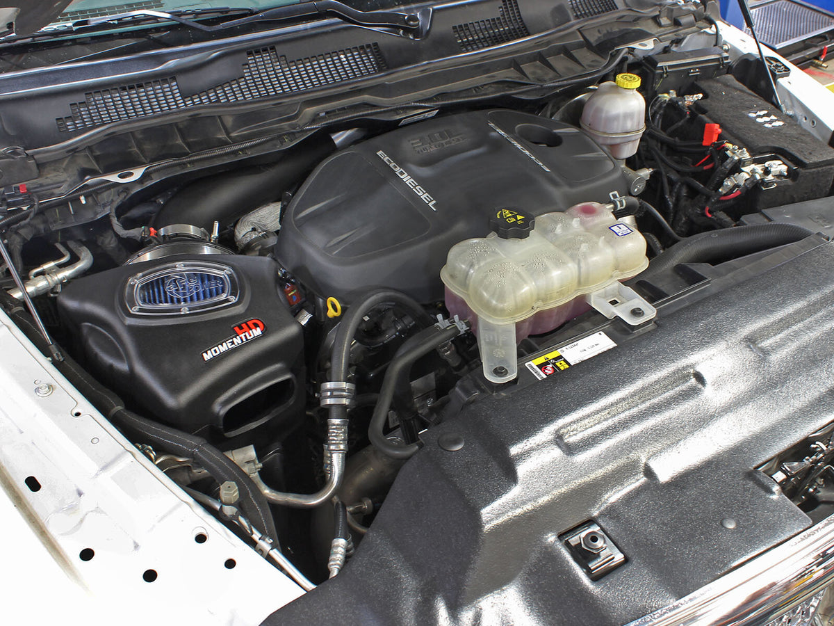 Momentum HD Cold Air Intake System w/ Pro 5R Filter Ram 1500 EcoDiesel 14-18/1500 Classic 2019 V6-3.0L (td) aFe Power-6