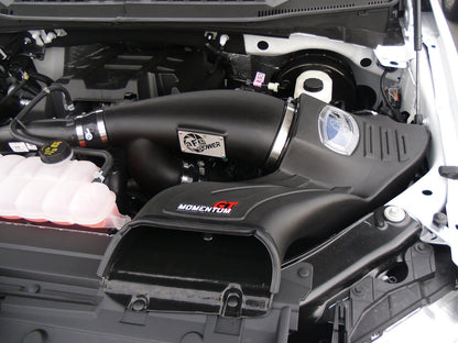 Momentum GT Cold Air Intake System w/ Pro 5R Filter Ford F-150 15-26 V6-2.7L (tt)/ 15-16 V6-3.5L (tt) aFe Power-5