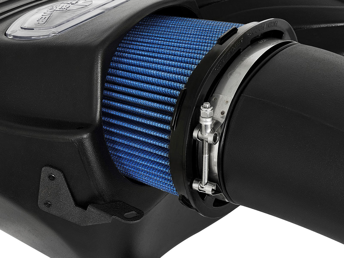 Momentum GT Cold Air Intake System w/ Pro 5R Filter Ford F-150/Raptor 17-20 V6-3.5L (tt) aFe Power-3