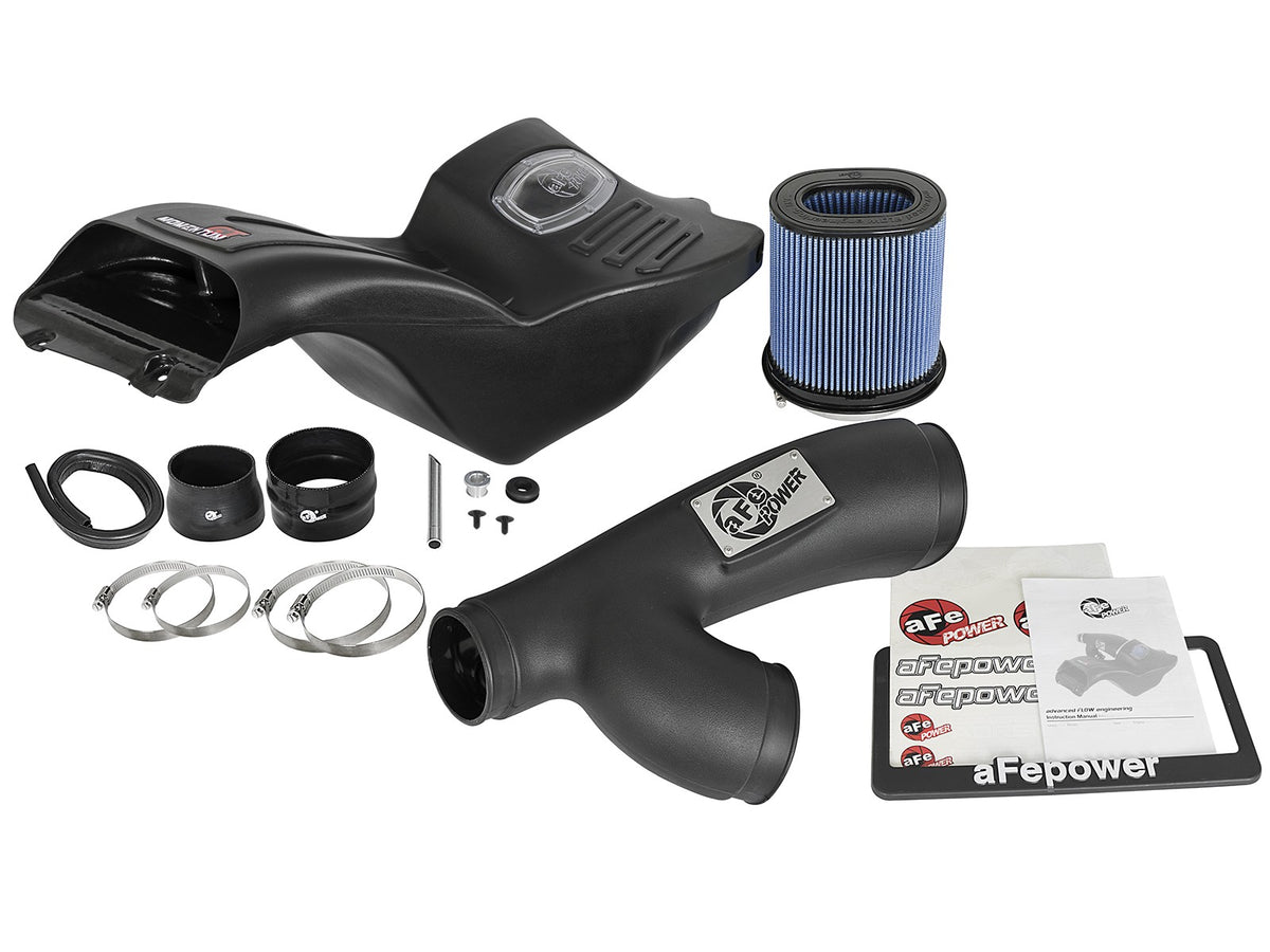 Momentum GT Cold Air Intake System w/ Pro 5R Filter Ford F-150/Raptor 17-20 V6-3.5L (tt) aFe Power-6