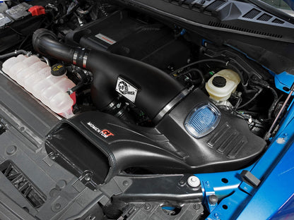 Momentum GT Cold Air Intake System w/ Pro 5R Filter Ford F-150/Raptor 17-20 V6-3.5L (tt) aFe Power-7