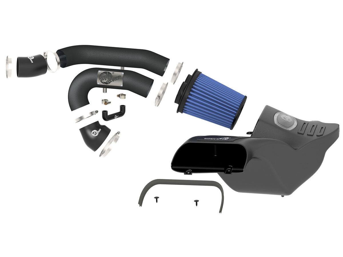 Momentum Xp Cold Air Intake System w/ Pro 5R Filter Ford F-150 Raptor 17-20 V6-3.5L (tt) aFe Power-4