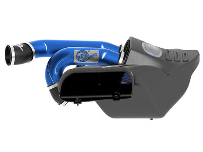 Momentum Xp Cold Air Intake System w/ Pro 5R Filter Blue Ford F-150 Raptor 17-20 V6-3.5L (tt) aFe Power-1