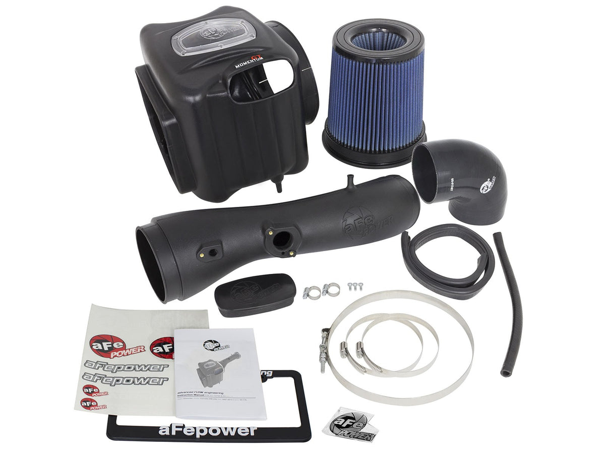 Momentum GT Cold Air Intake System w/ Pro 5R Filter GM Silverado/Sierra 2500/3500HD 09-15 V8-6.0L aFe Power-6