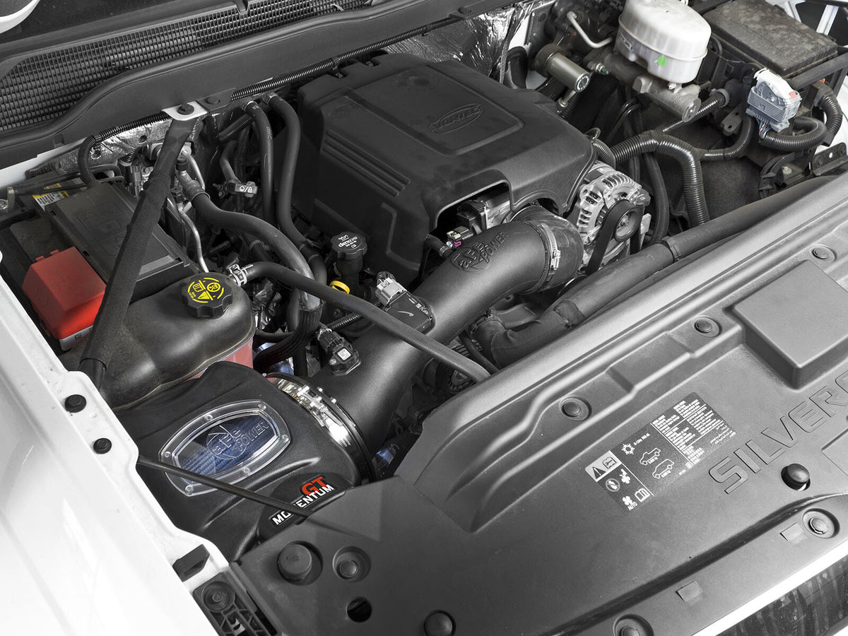Momentum GT Cold Air Intake System w/ Pro 5R Filter GM Silverado/Sierra 2500/3500HD 09-15 V8-6.0L aFe Power-7