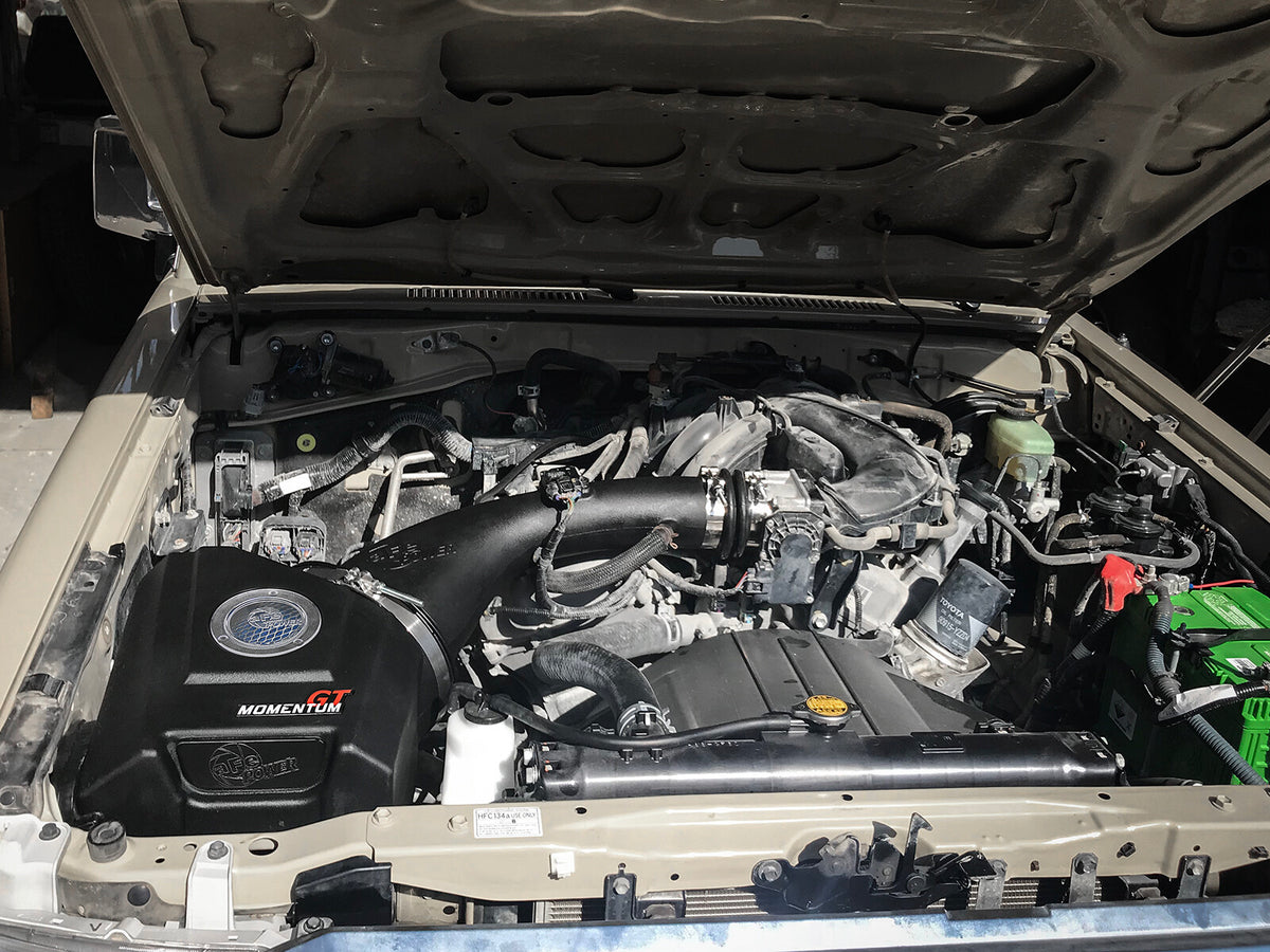 Momentum GT Cold Air Intake System w/ Pro 5R Filter Toyota Land Cruiser (J70) 09-23 V6-4.0L aFe Power-7