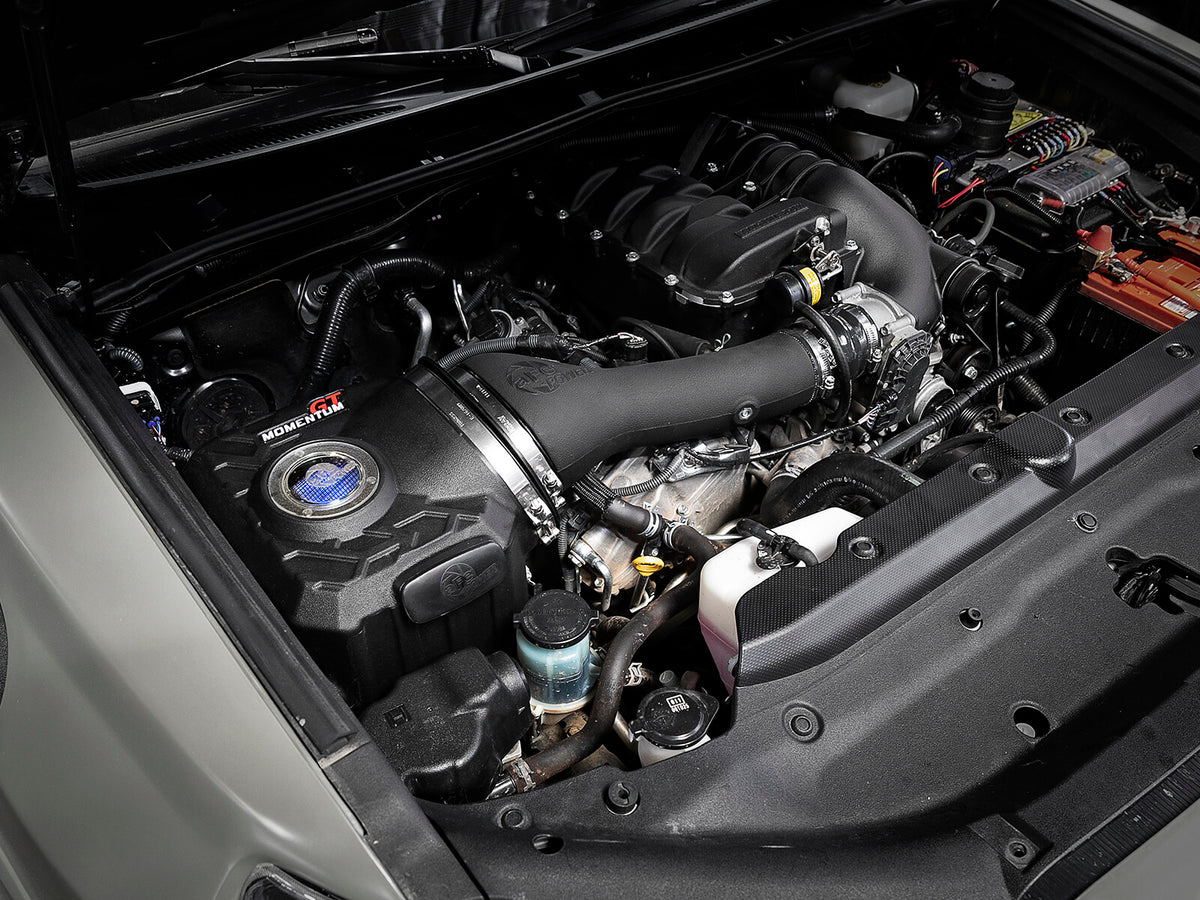 Momentum GT Cold Air Intake System w/ Pro 5R Filter Toyota Fj Cruiser 10-14/4Runner 10-24 V6-4.0L w/ Magnuson Supercharger aFe Power-7