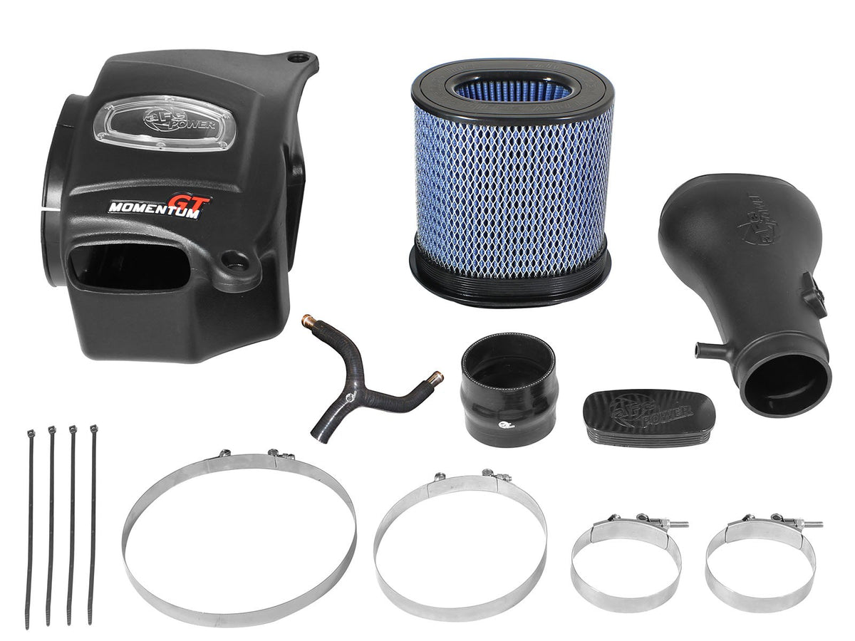 Momentum GT Cold Air Intake System w/ Pro 5R Filter Nissan Armada 17-24/Nissan Patrol 10-24 (Y62)/Infiniti QX80 14-24/Infiniti QX56 11-13 V8-5.6L aFe Power-5