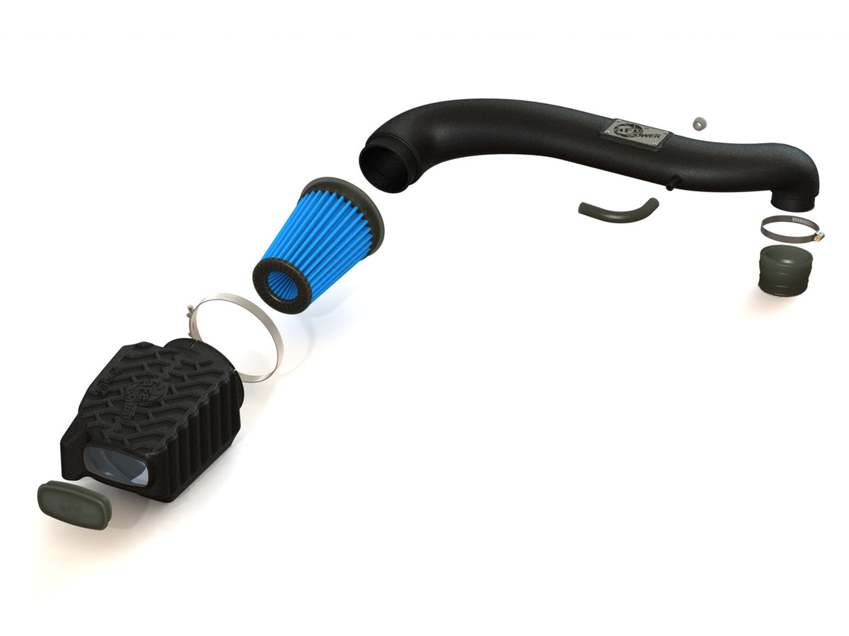 Momentum GT Cold Air Intake System w/ Pro 5R Filter Jeep Wrangler (TJ) 97-06 L6-4.0L aFe Power-2