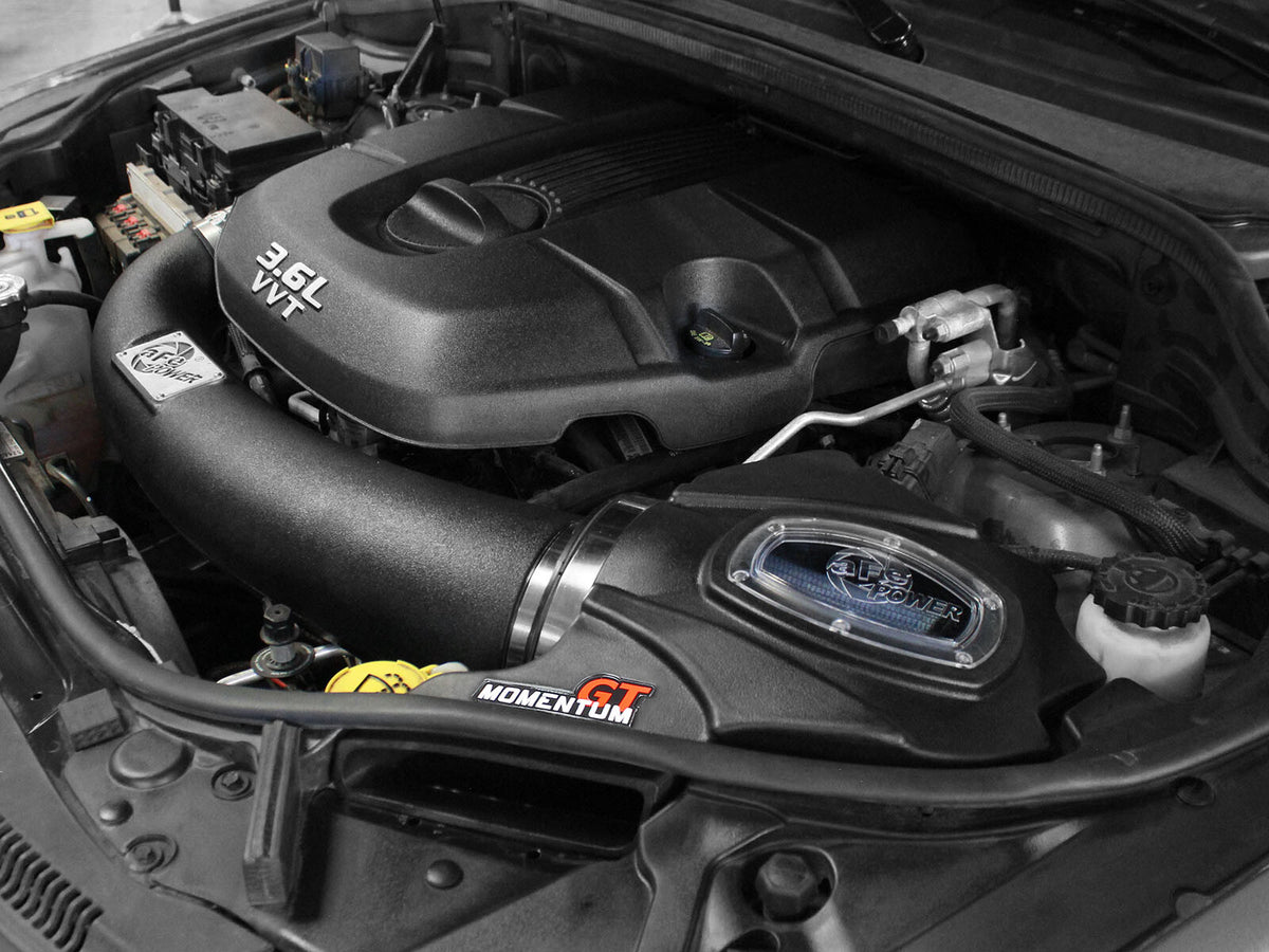 Momentum GT Cold Air Intake System w/ Pro 5R Filter Jeep Grand Cherokee (WK2)/Dodge Durango 11-15 V6-3.6L aFe Power-7