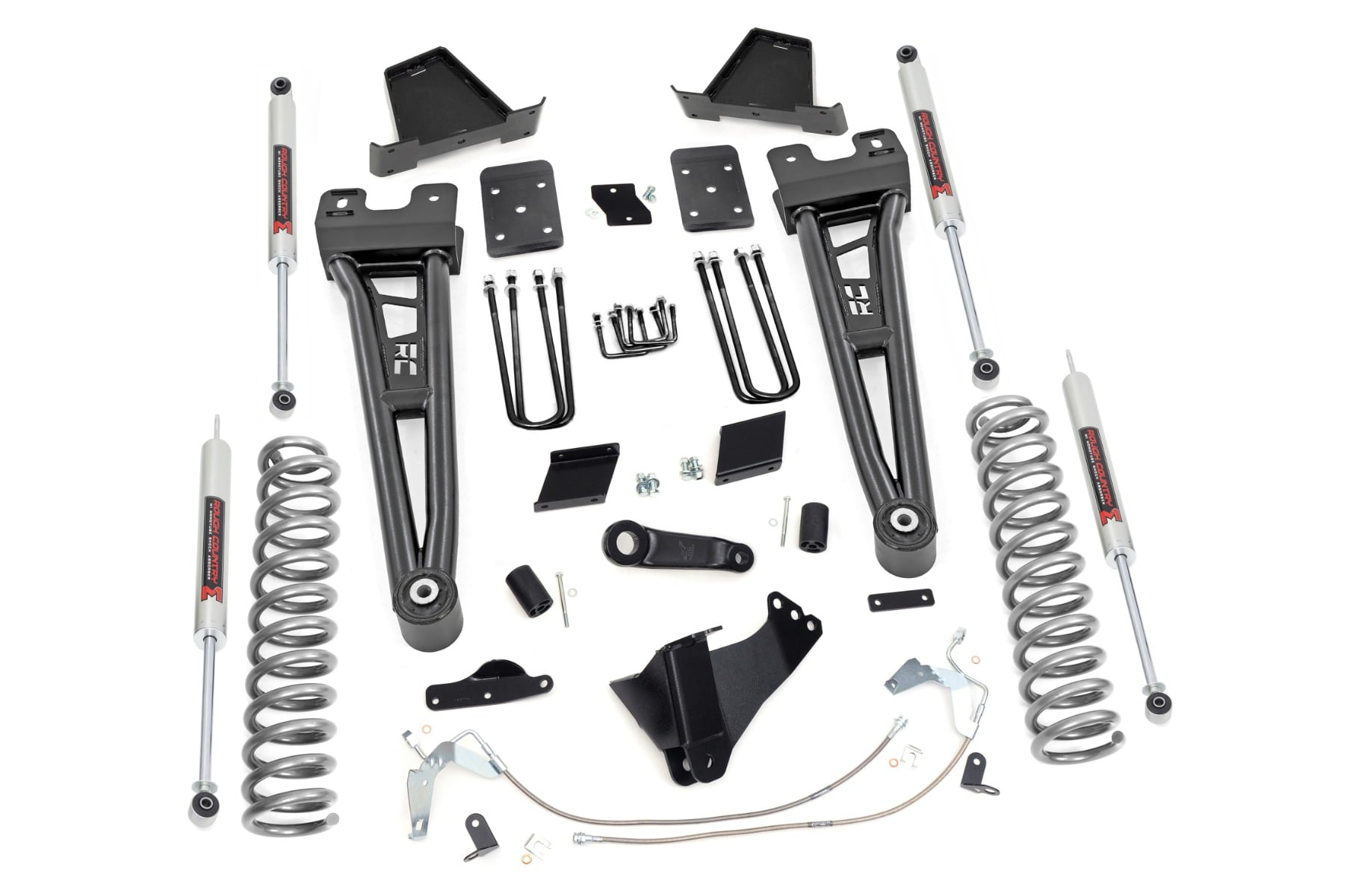 6 Inch Lift Kit Diesel Radius Arm M1 OVLD Ford F-250 Super Duty 4WD (11-14) Rough Country