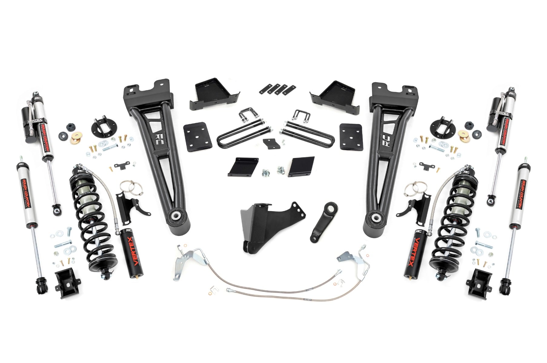 6 Inch Lift Kit Diesel Radius Arm C/O Vertex OVLD Ford F-250 Super Duty (11-14) Rough Country