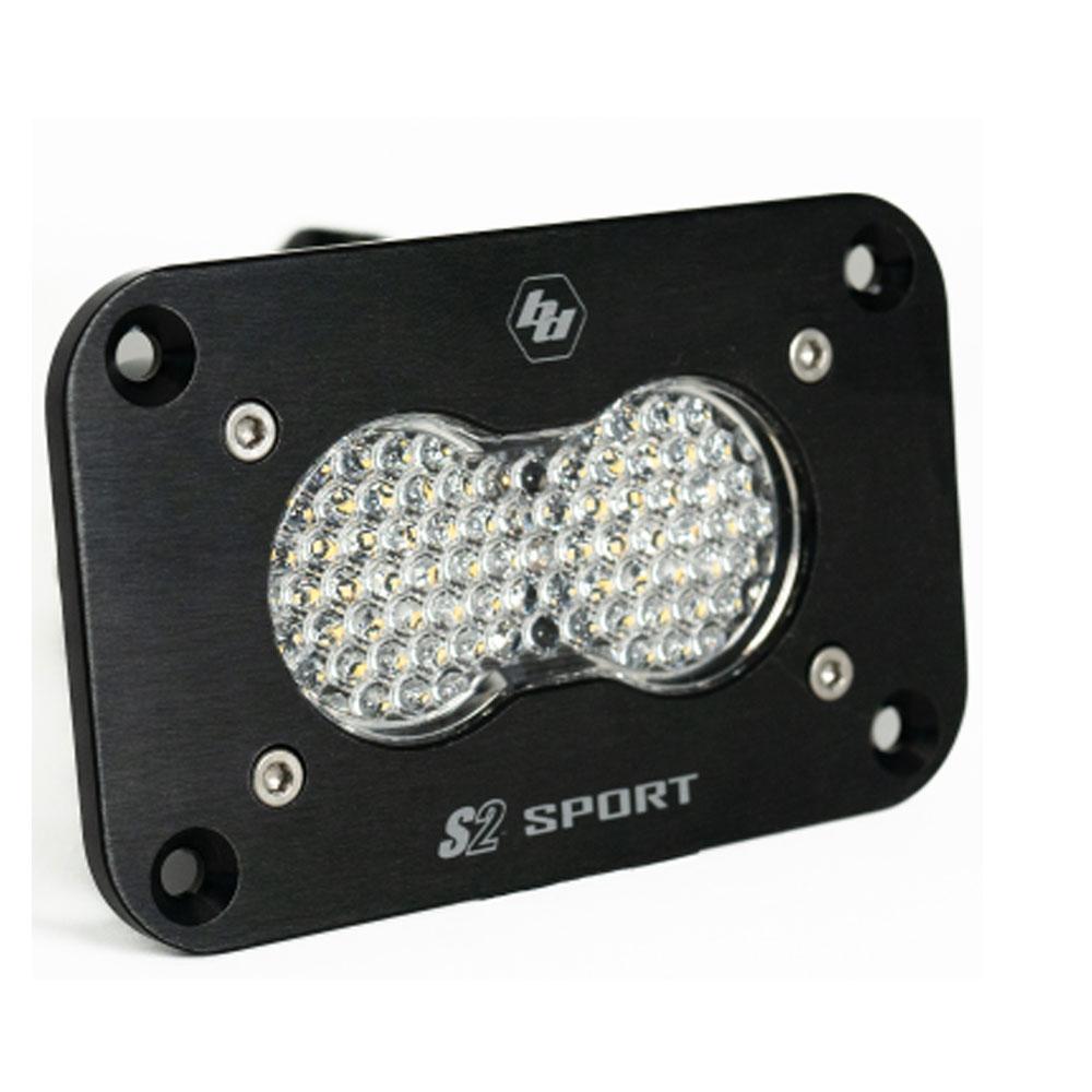 LED Work Light Clear Lens Flush Mount Each S2 Sport Baja Designs