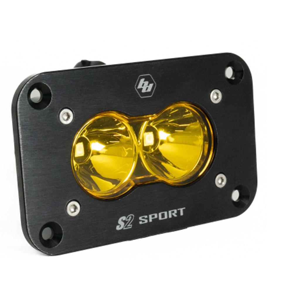 LED Work Light Amber Lens Flush Mount S2 Sport Baja Designs-1