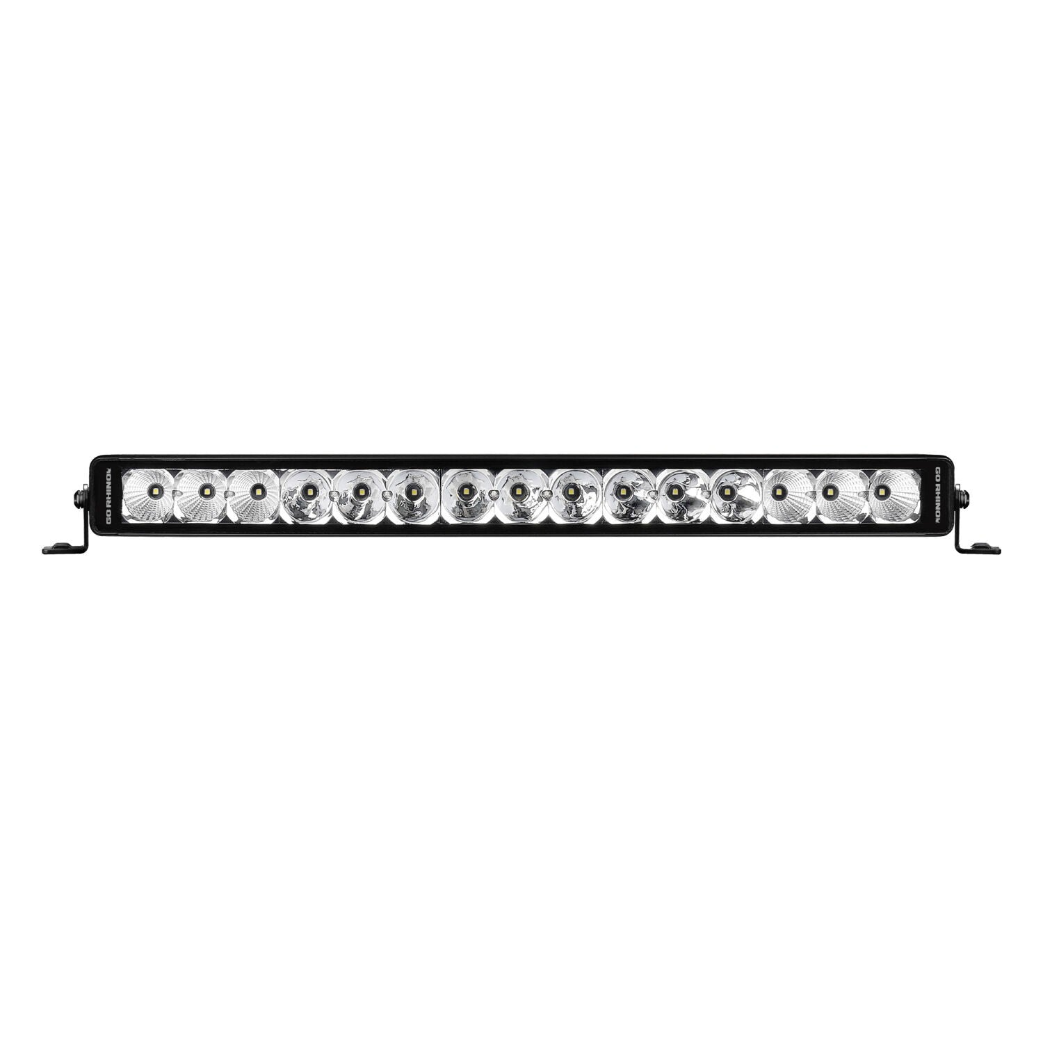 RC4 LR with Mounting Brackets & 20 Inch Light Bar Textured Black 2015-2020 Colorado/Canyon Go Rhino