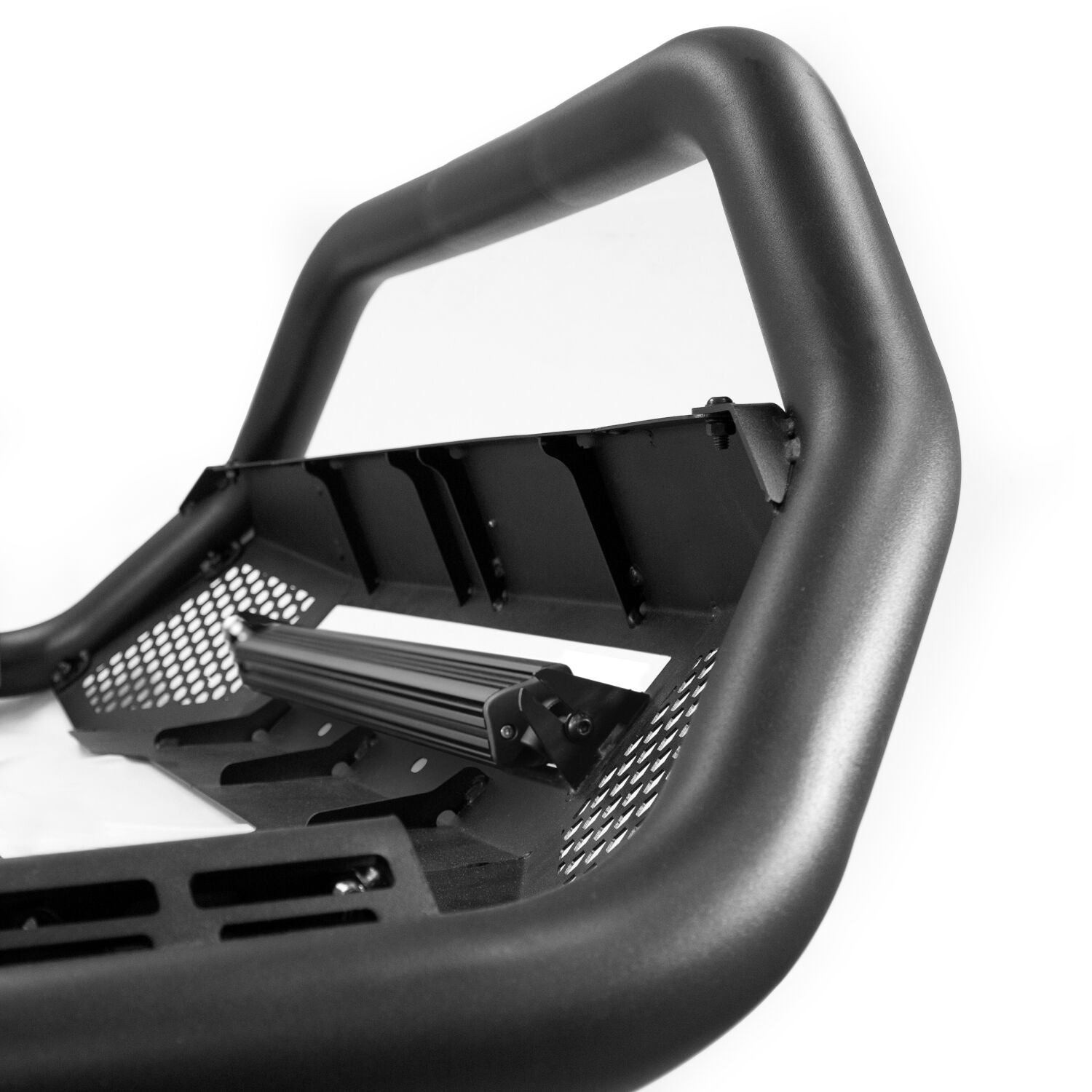 RC4 LR with Mounting Brackets & 20 Inch Light Bar Textured Black 2015-2020 Colorado/Canyon Go Rhino-4