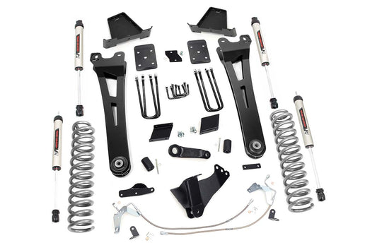 6 Inch Ford Radius Arm Suspension Lift Kit w/V2 Shocks 15-16 F-250 Rough Country-1