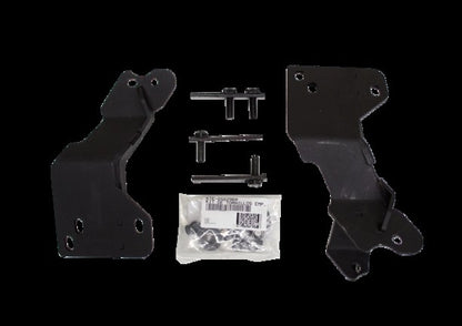 RC4 LR with Mounting Brackets & 20 Inch Light Bar Textured Black 2016-2018 Silverado 1500 Go Rhino-1