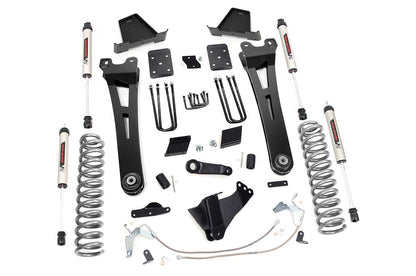 6 Inch Ford Radius Arm Suspension Lift Kit w/V2 Shocks 15-16 F-250 Rough Country