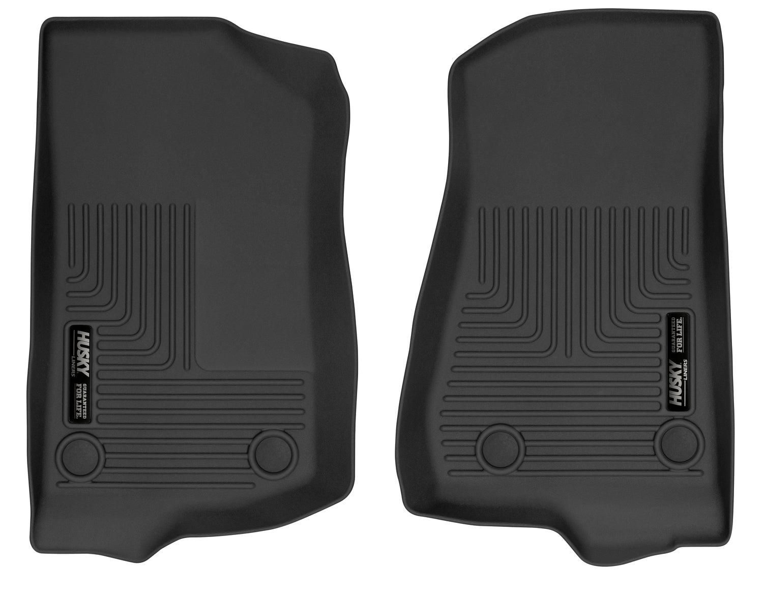 X-act Contour Front Floor For 2018-2024 Jeep Wrangler JL 2020-2025 Jeep Gladiator Husky Liners