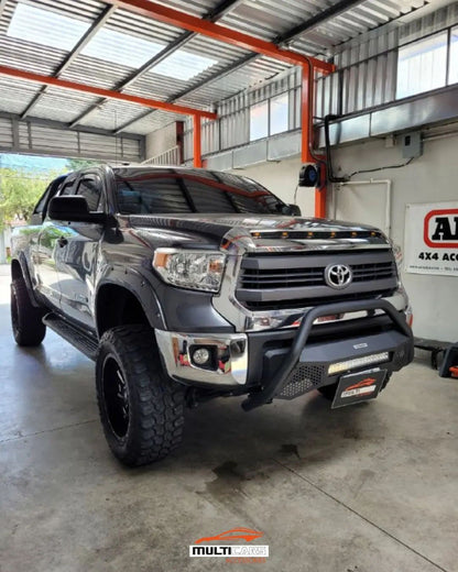 RC4 LR with Mounting Brackets Textured Black 2014-2021 Toyota Tundra Go Rhino-1