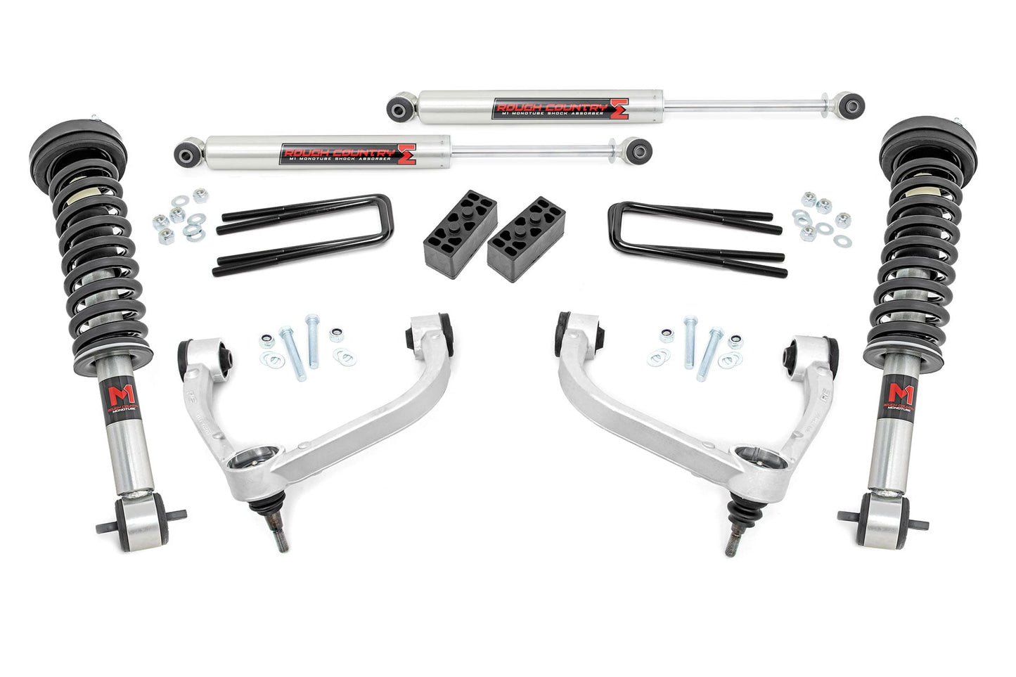 3 Inch Lift Kit M1 Struts Ford F-150 4WD (2014-2020) Rough Country