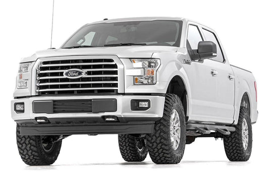 3 Inch Lift Kit M1 Struts Red Ford F-150 4WD (2014-2020) Rough Country-1