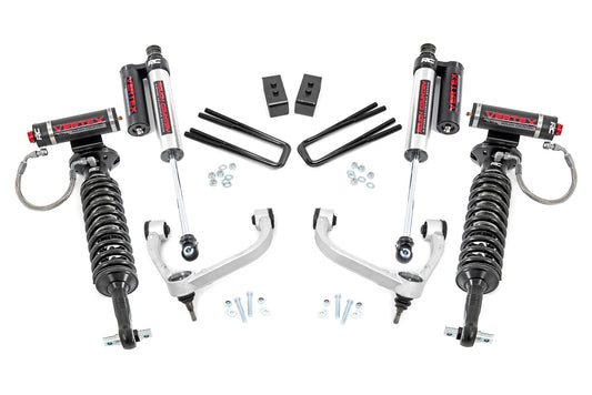 Rough Country 3.0 Inch Ford Bolt-On Arm Lift Kit w/ Vertex For 14-20 F-150 4WD Rough Country