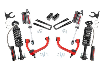 3 Inch Lift Kit Vertex Red Ford F-150 4WD (2014-2020) Rough Country