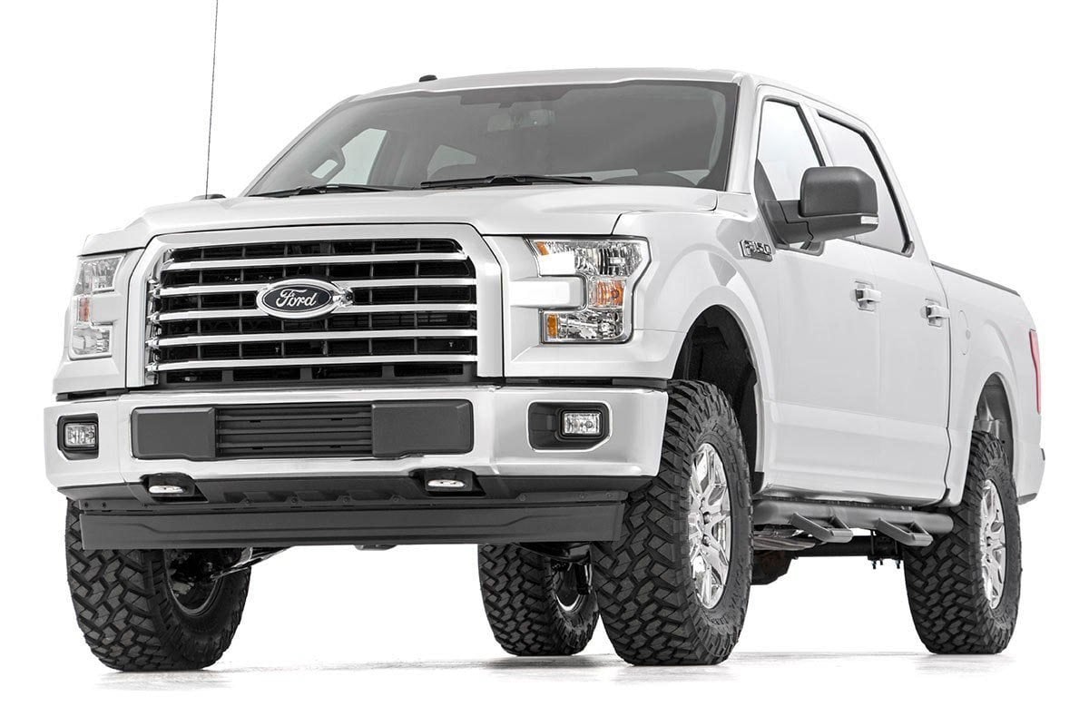3 Inch Lift Kit Vertex Red Ford F-150 4WD (2014-2020) Rough Country-1