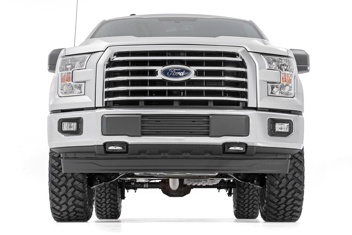 3 Inch Lift Kit Vertex Red Ford F-150 4WD (2014-2020) Rough Country-2