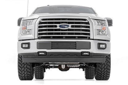 3 Inch Ford Bolt-On Arm Lift Kit w/V2 Shocks 14-20 F-150 4WD Rough Country-1