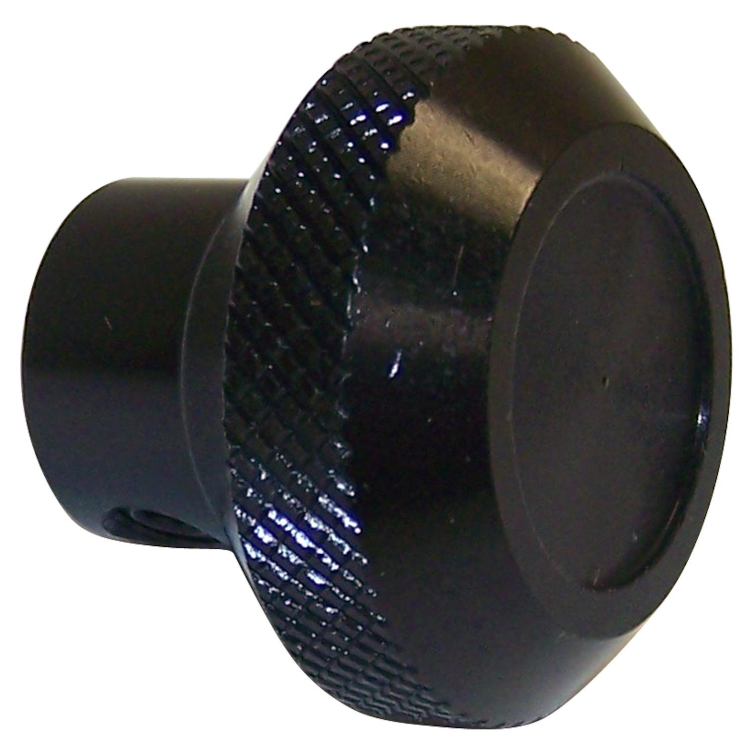 Heater or Windshield Wiper Switch Knob for Misc Jeep CJ-5, 6, 7, 8, SJ, J-Series Black Aluminum Crown Automotive