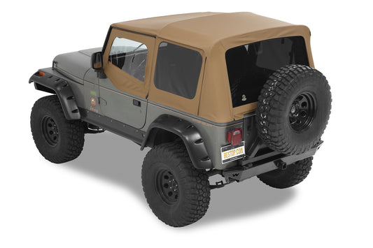 Bestop Jeep Soft Top Supertop Squareback Soft Top For Jeep 1988-1995 Wrangler YJ Bestop
