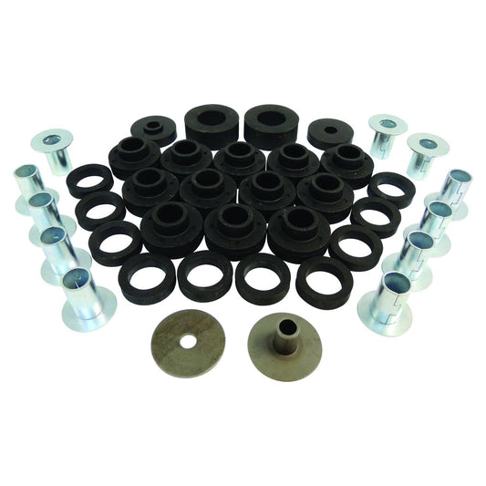 Body Mount Kit for 1979-1986 Jeep CJ-5, CJ-7, CJ-8 w/ Steel Body Crown Automotive