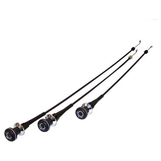 Heater, Temperature & Fresh Air Cable Kit for 78-86 Jeep CJ-5, CJ-7, CJ-8 Crown Automotive