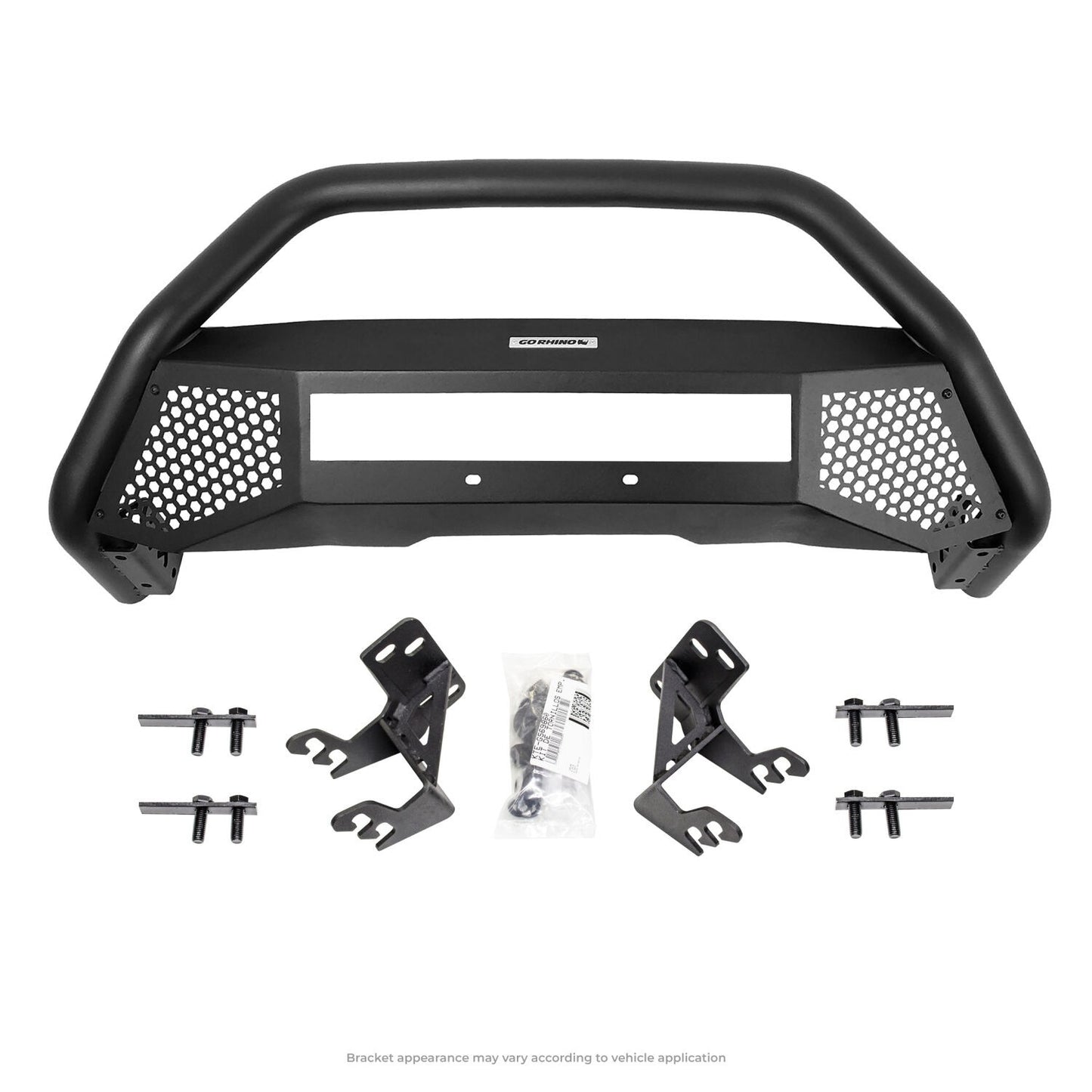 RC4 LR with Mounting Brackets Textured Black 2010-2018 Dodge Ram 2500/3500 Go Rhino-2