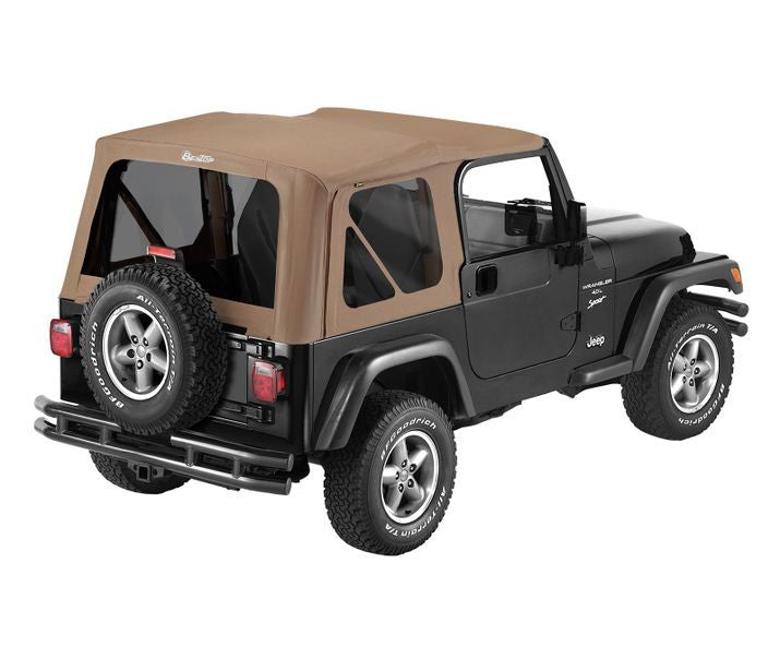 Bestop Jeep Soft Top Supertop Squareback Soft Top For Jeep 1997-2006 Wrangler TJ Bestop