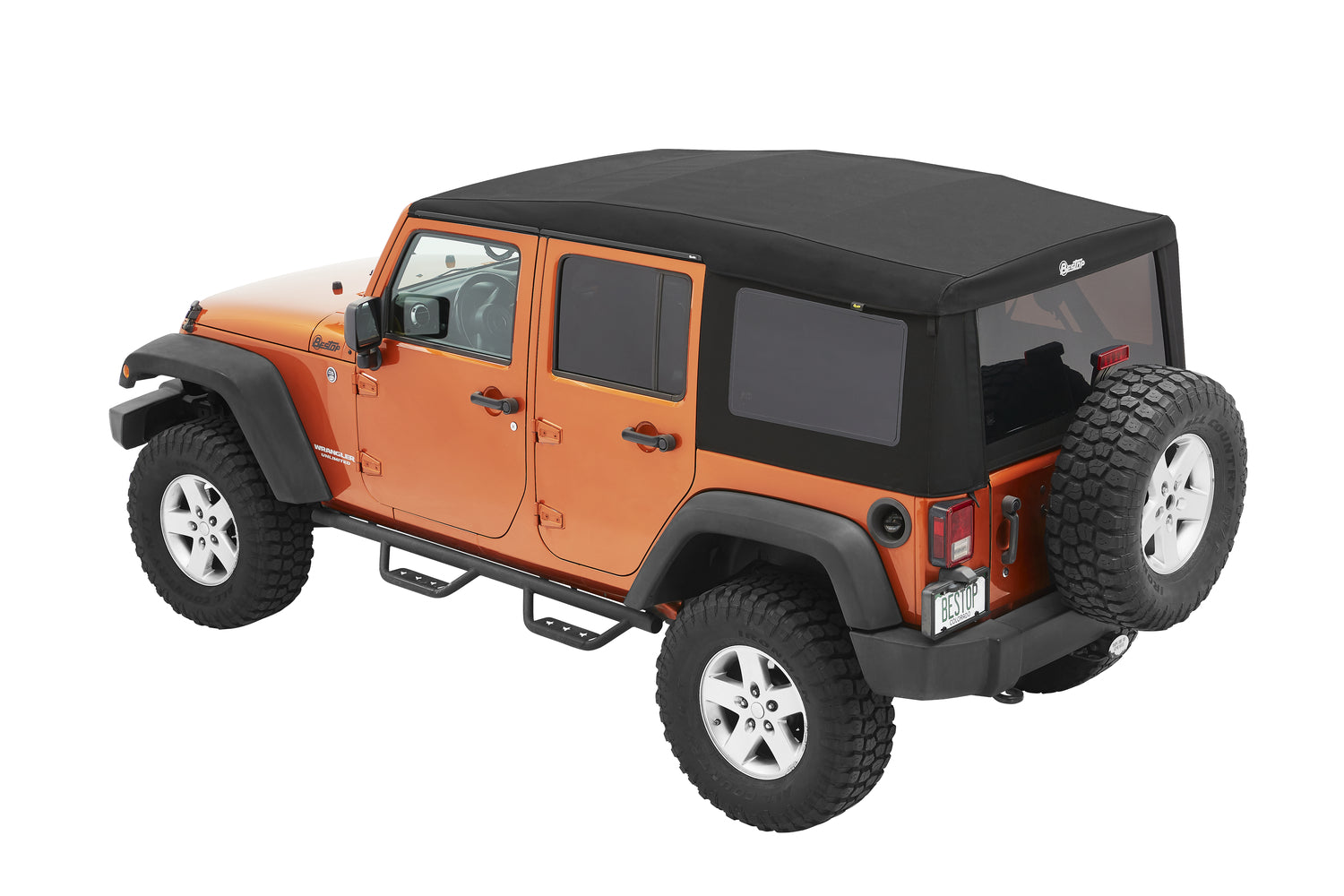 Bestop Supertop Ultra Squareback Soft Top For Jeep 2007-2018 Wrangler JK 4 Door Bestop