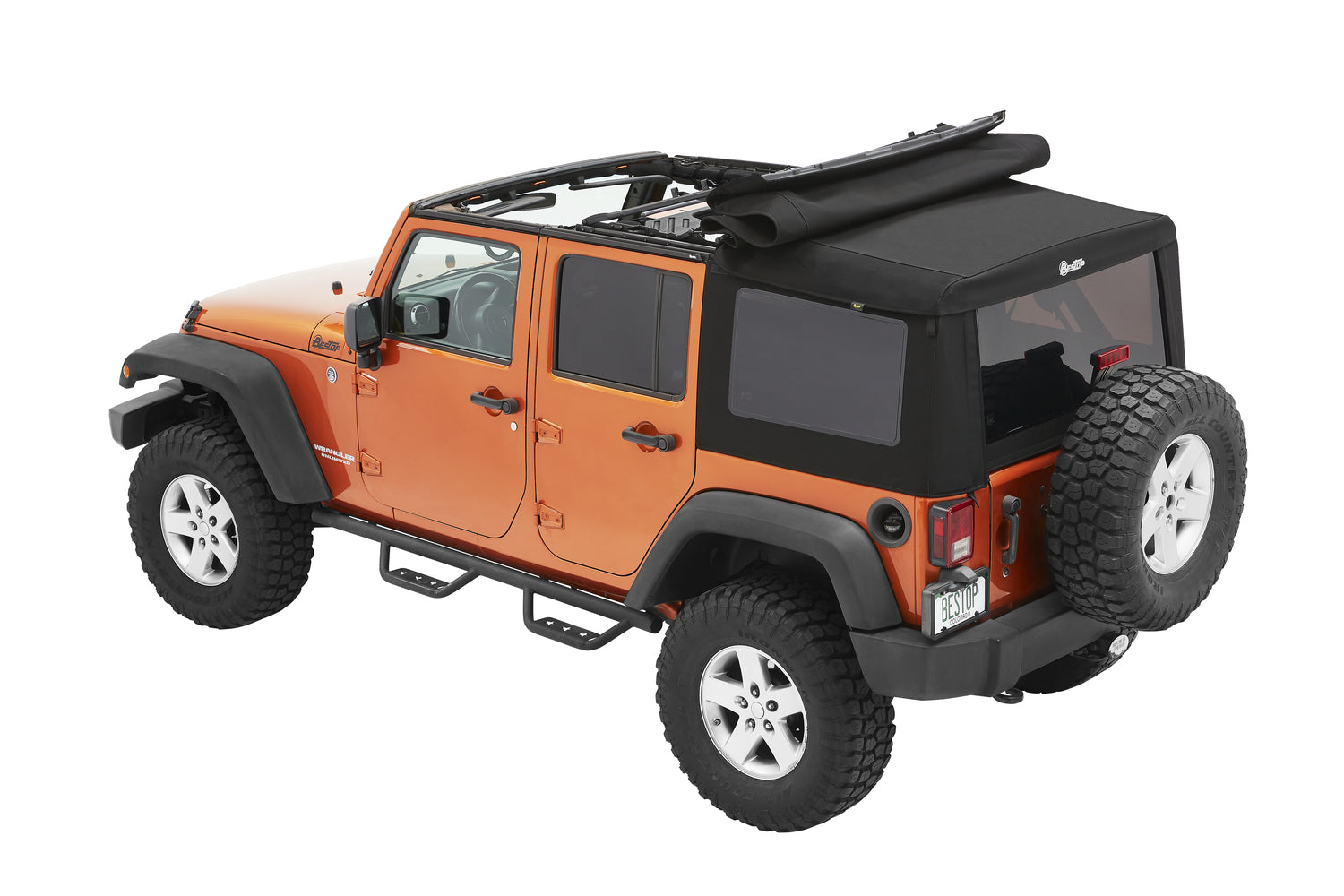 Bestop Supertop Ultra Squareback Soft Top For Jeep 2007-2018 Wrangler JK 4 Door Bestop