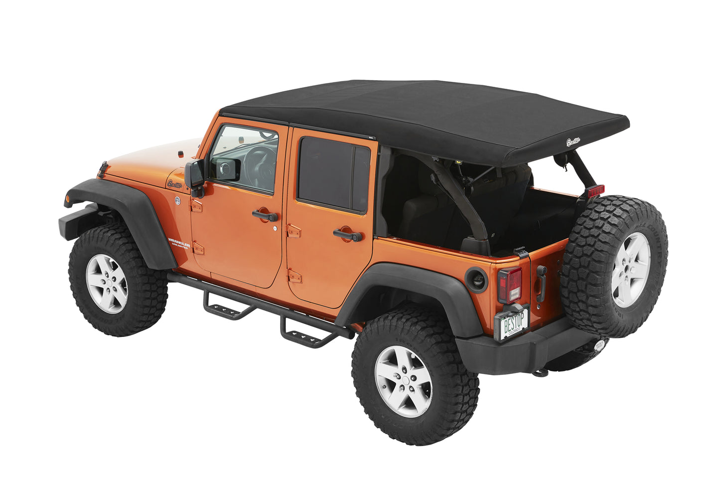 Bestop Supertop Ultra Squareback Soft Top For Jeep 2007-2018 Wrangler JK 4 Door Bestop