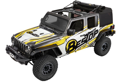 Supertop Ultra Squareback Soft Top For Jeep 2018-Current Wrangler JL 4 Door Bestop-2