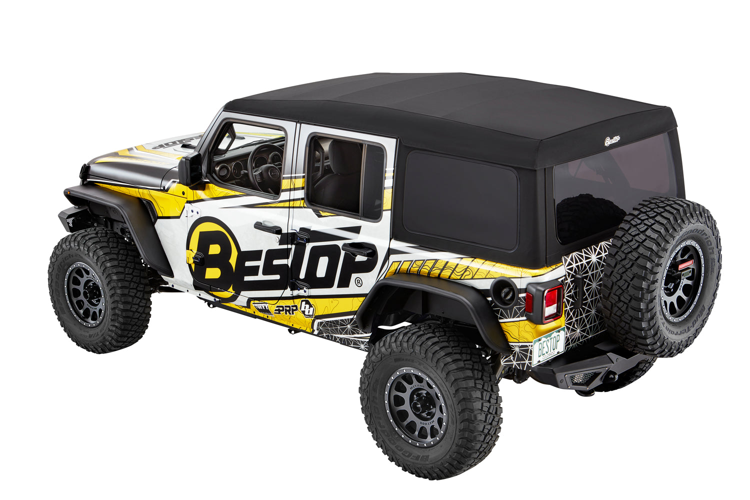 Bestop Supertop Ultra Squareback Soft Top For Jeep 2018-Current Wrangler JL 4 Door Bestop