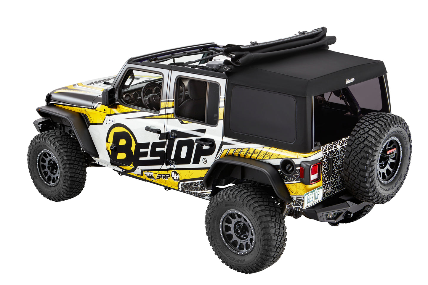 Bestop Supertop Ultra Squareback Soft Top For Jeep 2018-Current Wrangler JL 4 Door Bestop